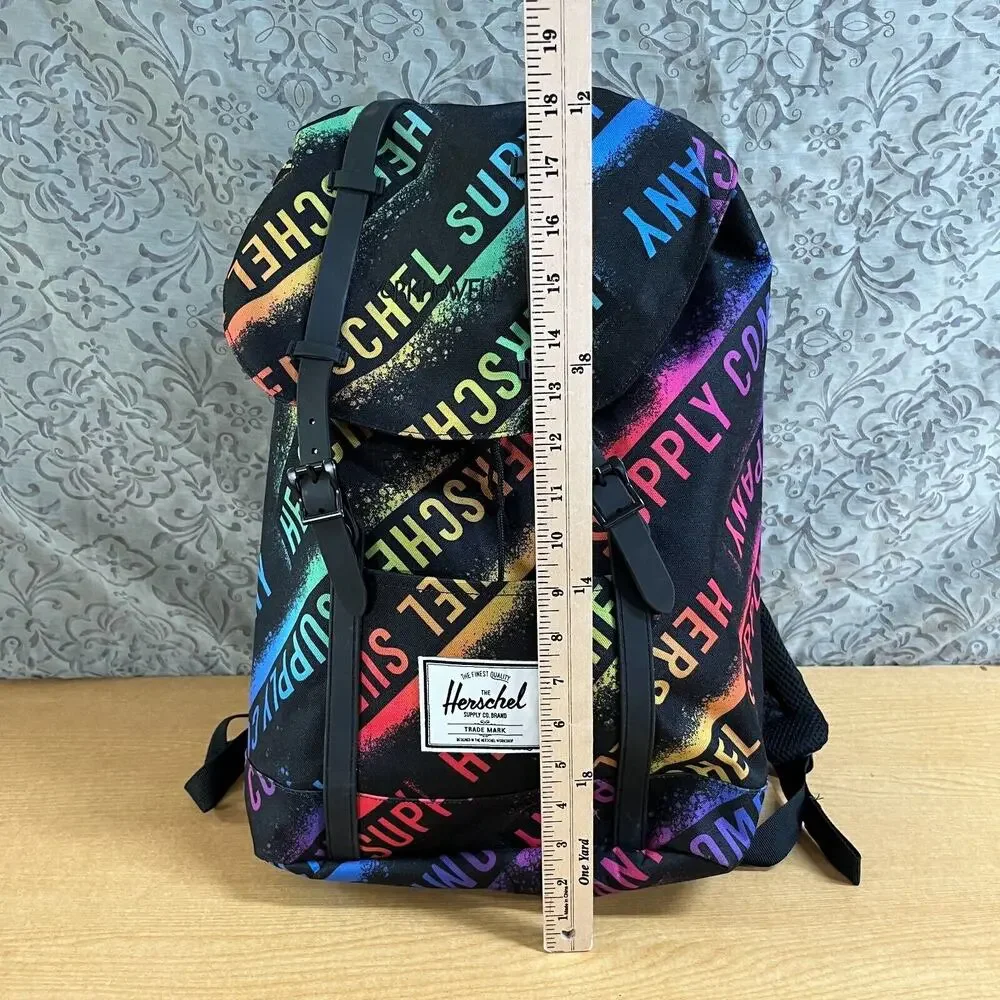 Herschel Supply Little America Stencil Rollcall Backpack - Rare Retired Pattern